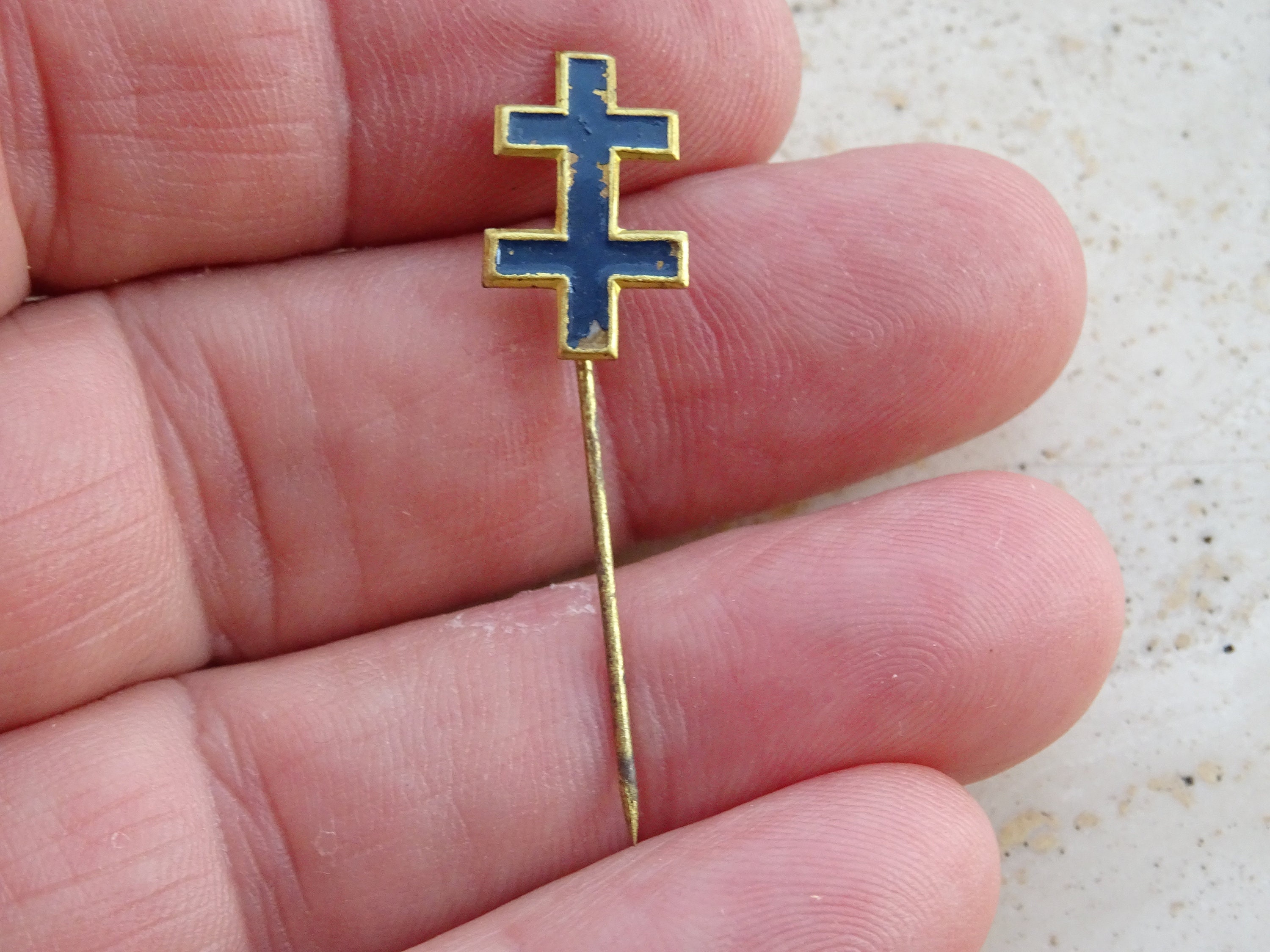 Cross of Lorraine Pin 