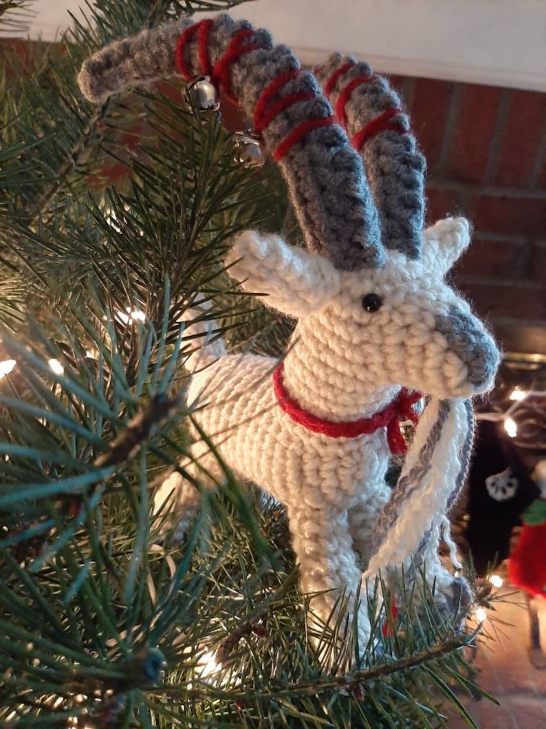 Yule Goat crochet plush Krampus Julbok Etsy