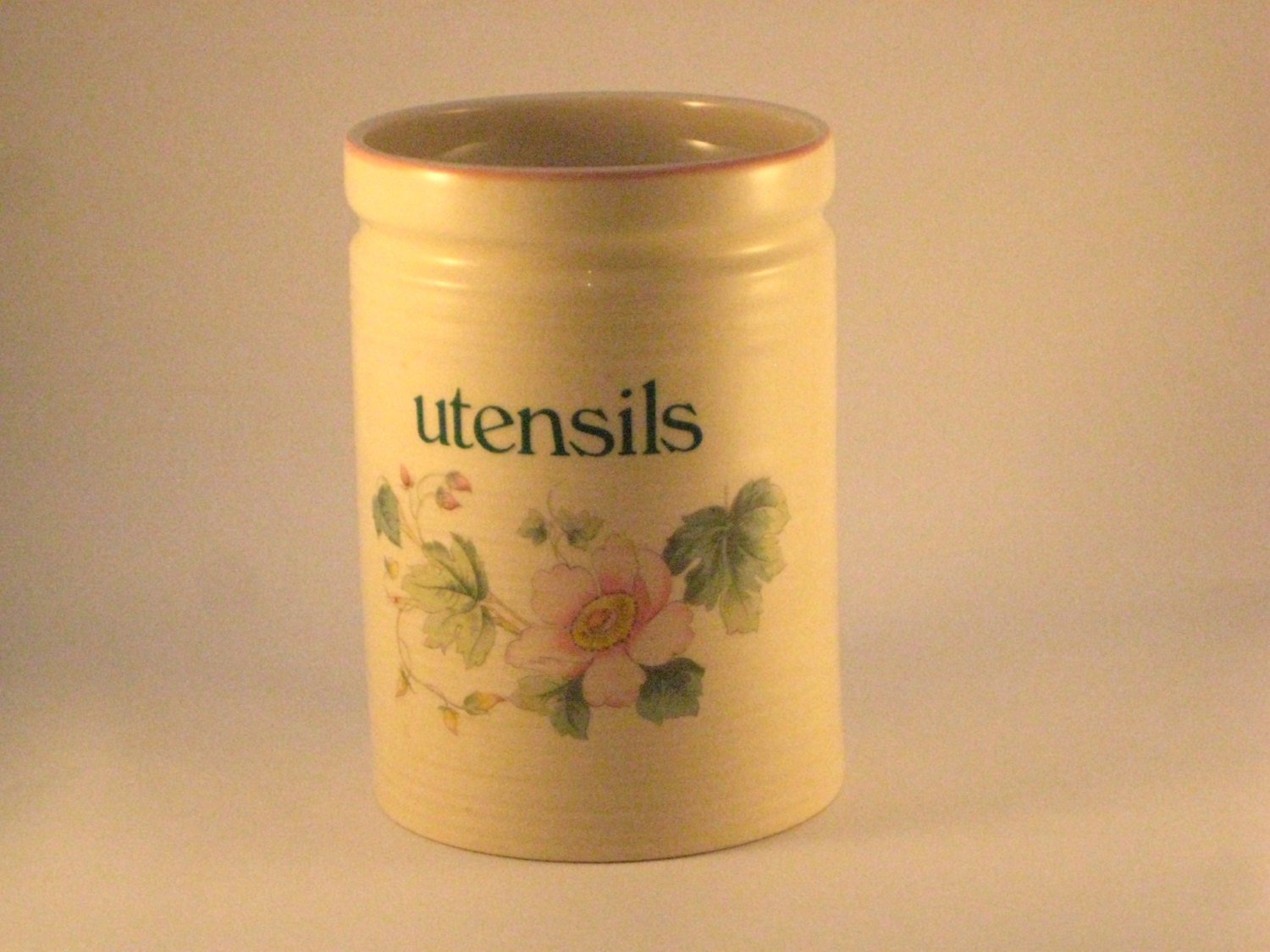 Utensils Jar by Kernewek Cornish Pottery Etsy