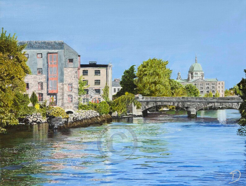 Print.. o'briens Bridge Galway Etsy UK