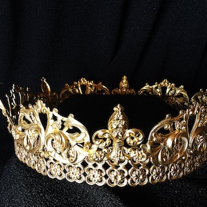 Renaissance Crown--Tudor crown--Medieval crown--Wedding crown--bridal crown--men's crown--Game of Thrones