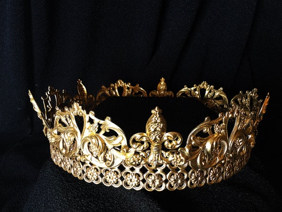Medieval King Crown Gold Game Of Thrones Royal Regal Renaissance Queen