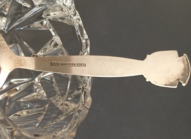 Vintage David Andersen Sterling Spoon Oslo Crest Souvenir Spoon