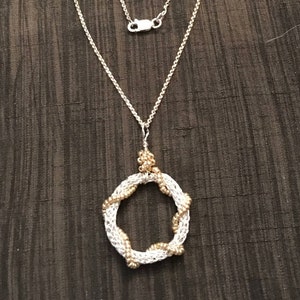 Silver Circle Pendant