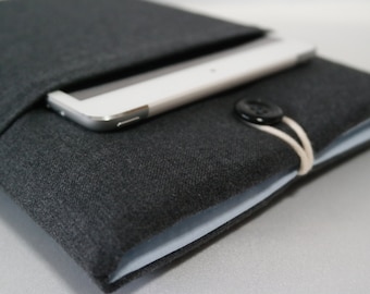 MacBook Air 11 inch Laptop Case, Surface Pro Case, Windows 8 Touch 11.6" Cover Padded with Pocket - Grey modern sleeve