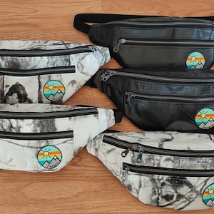 Recycled Billboard  Fanny Pack - Sling Bag