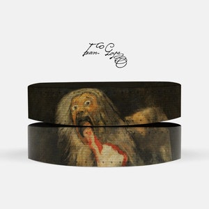 Saturn Devouring His Son Bracelet - Unique Handmade Goya Jewelry