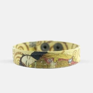 Gustav Klimt Art Bracelet - Wearable Art Piece