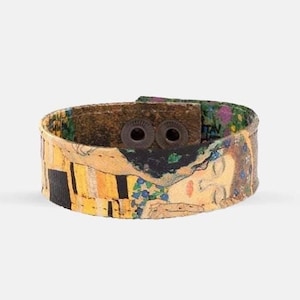 Gustav Klimt Kunst-Armband - Der Kuss