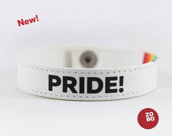 Gay Pride Bracelet LGBT Rainbow