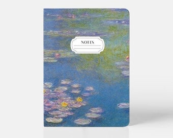 Monet Pocket A6 Notebook - Water Lilies