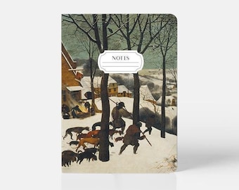 Piccolo taccuino tascabile di Pieter Bruegel - Cacciatori nella neve