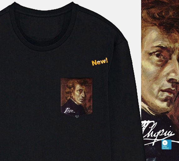 Frederic Chopin Shirt Classical Music Composer 100/% Adult Cotton Shirt