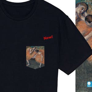 Two Dancers Pocket Tee - Edgar Degas