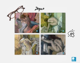 Paños de microfibra para lentes Degas 'After the Bath' - Juego de 4