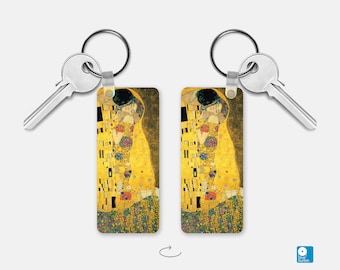 Llavero artístico El beso - Gustav Klimt