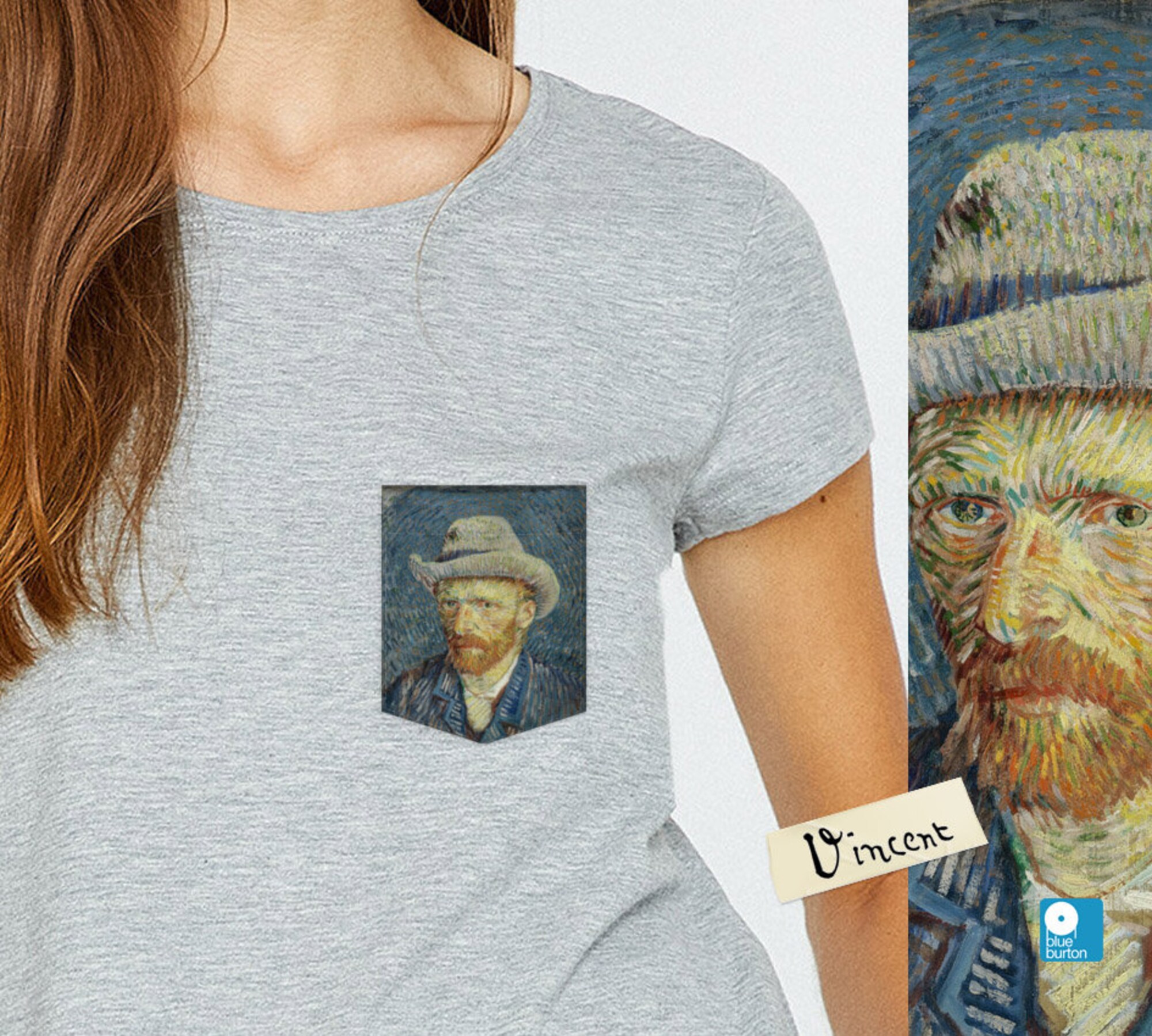 Discover Van Gogh Pocket Shirt "Self Portrait"