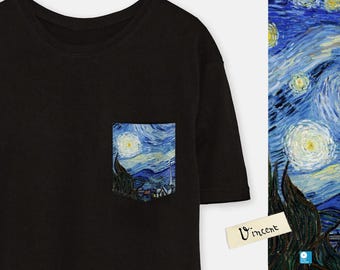 Starry Night Pocket Shirt - Vincent Van Gogh