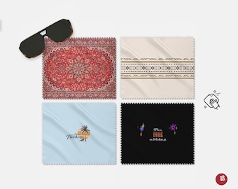 Big Lebowski Lens Cloth Set - Pack of 4 Microfiber Cloths for The Dude's Fans