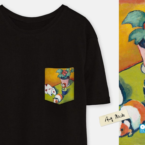 T-shirt à poche August Macke "Little Walters Toys"