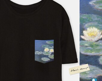Claude Monet Pocket Tee - Nympheas