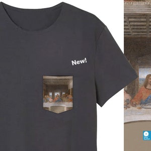 The Last Supper Shirt - Leonardo da Vinci Pocket Tee