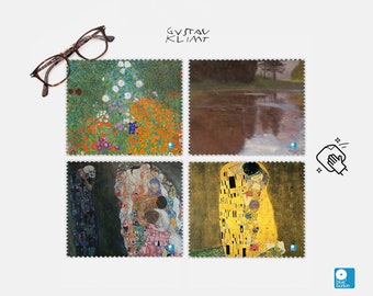 Gustav Klimt Lens Cloth Set - 4 Microfiber Art Cloths