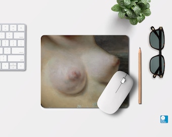 Tappetino per mouse Nude Art - Gustave Courbet - Accessorio da scrivania artistico per gli amanti dell'arte figurativa