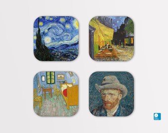 Juego de 4 posavasos Van Gogh