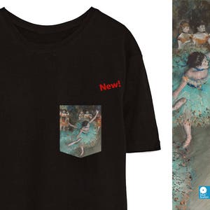 Swaying Dancer Pocket Tee - Edgar Degas Art Shirt