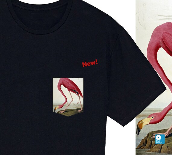 Flamingo Pocket Tee Art Teacher Gift Art Student Gift Artist Gift Etsy