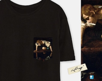 Camiseta Narcissus Pocket – Camiseta Caravaggio Art