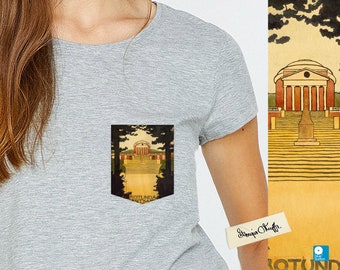 Camiseta de bolsillo de Georgia O'Keeffe: Camiseta de arte de la Universidad de Virginia