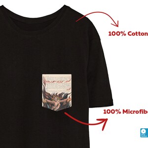 Camiseta de bolsillo de William Blake: ropa artística para hombre y mujer imagen 2