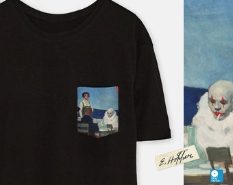 Edward Hopper Pocket Tee "Blue Night"