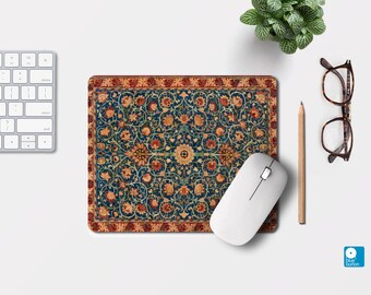 Tappetino per mouse William Morris Rug - Tappetino da scrivania con motivo floreale vintage