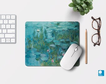 Tappetino per mouse Monet - Accessorio artistico da scrivania per amanti dell'arte, insegnanti e studenti