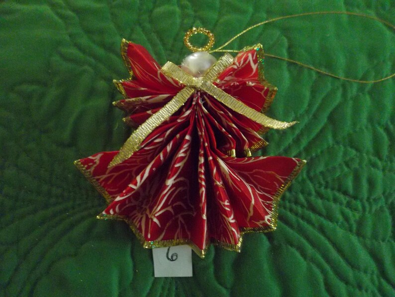 Miniature gold christmas angel