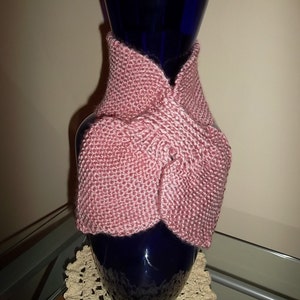 Solid Color Knitted Neckwarmer Scarf