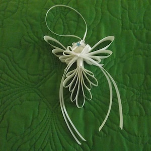 Origami paper Angel ornament