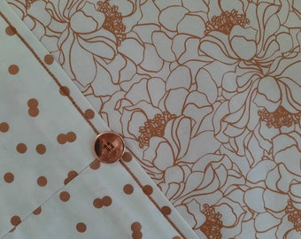 Table Runner - Rose Gold Flowers