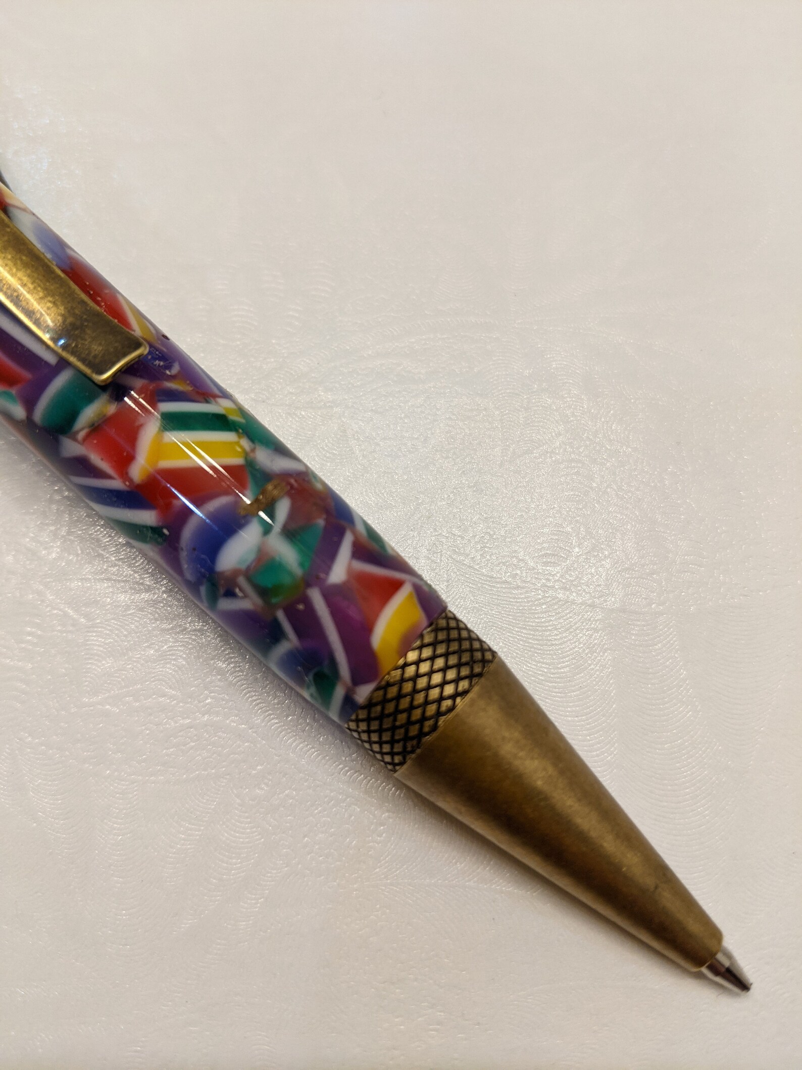 Hand-turned LGBTQ Gay Pride Twist Pen / Rainbow Acrylic / | Etsy