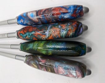 Premium Crochet Hooks - Set Of 6 - Features High Quality Handles w/ Many Patterns Includes Deluxe Storage Box- Custom Oversize Available