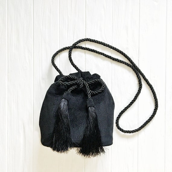 black evening bag