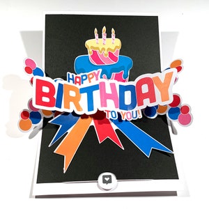 Happy Birthday To You Pop Up Greeting Card