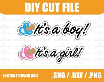 Its a boy - Its a girl SVG