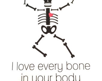 Pop Up Penis - Love Every Bone In Your Body - Mature Card