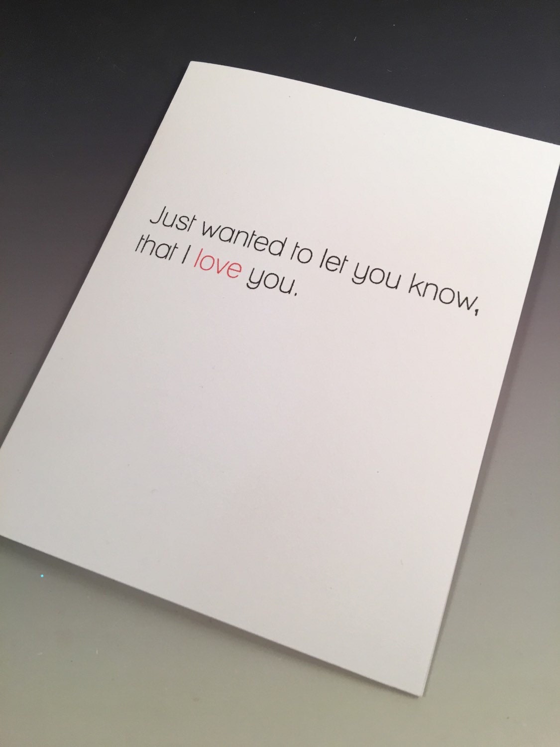 Just Want You to Know I Love You - Adult Funny Greeting Card - Etsy