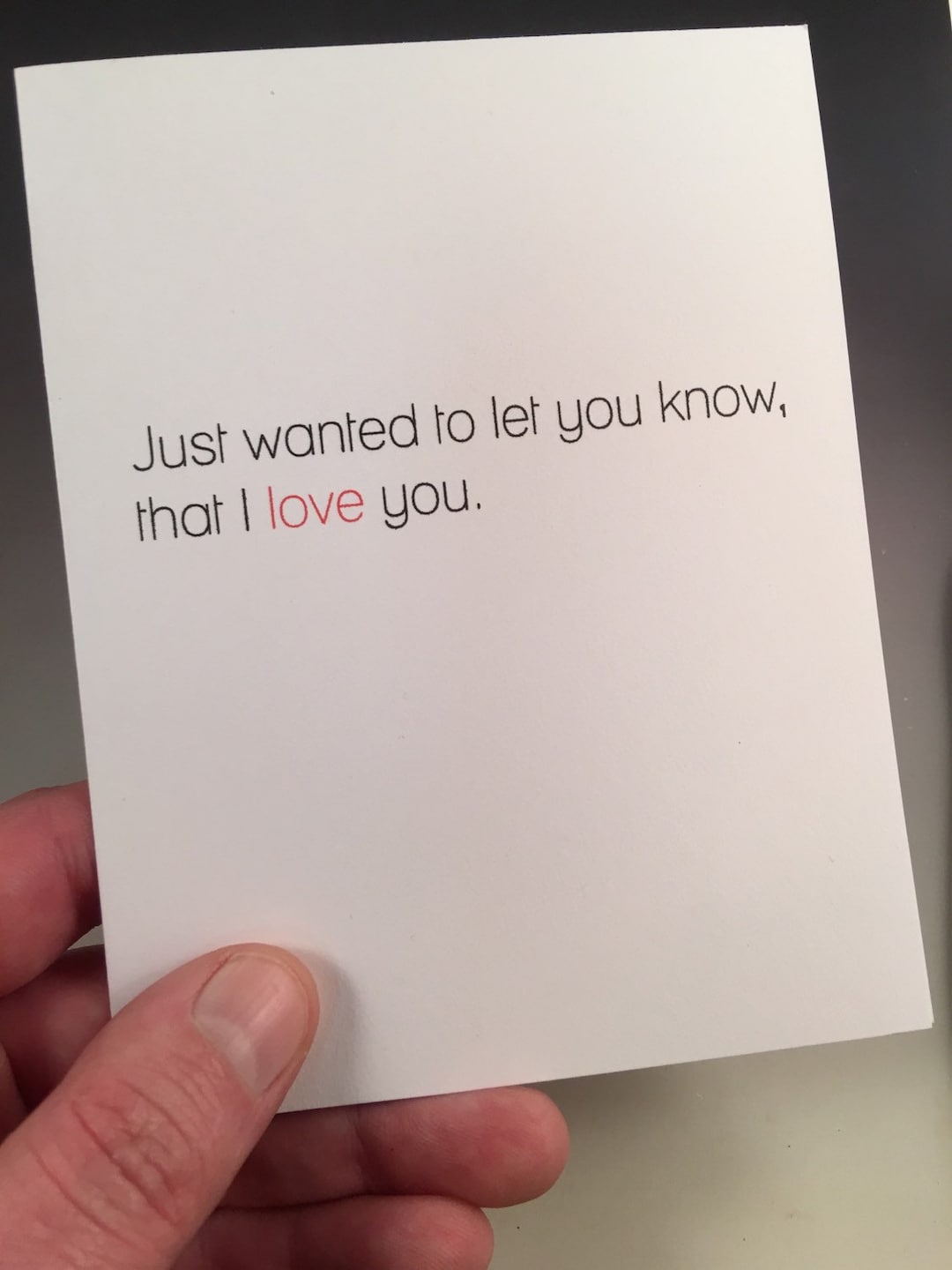 Just Want You to Know I Love You Adult Funny Greeting Card - Etsy