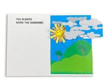 You Always Bring The Sunshine Mechanical Card